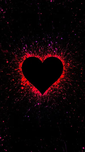 Black Heart All Best Wallpaper