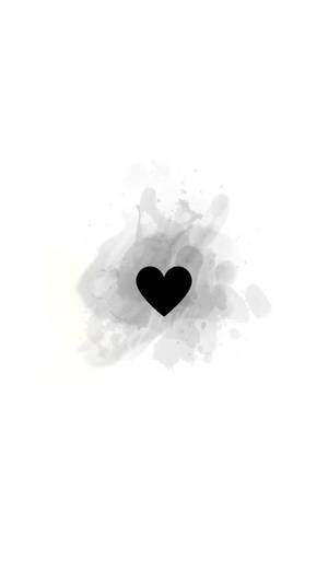 Black Heart In Smoke Wallpaper
