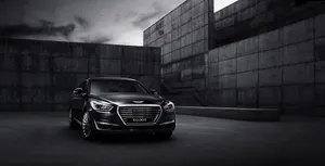Black Hyundai Genesis Eq900 Wallpaper