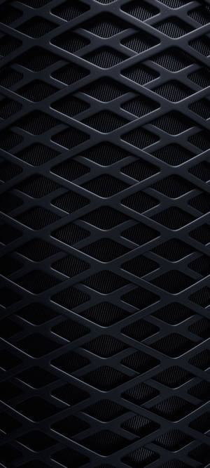 Black Iphone Rhombus Grid Wallpaper