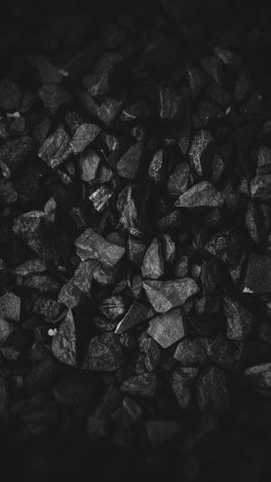 Black Iphone Rocks Wallpaper