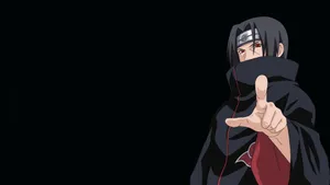 Black Itachi Uchiha Desktop Wallpaper