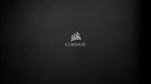 Black Leather Corsair Logo Wallpaper