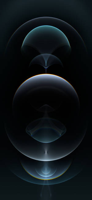 Black Lens Flares Ios 16 Wallpaper