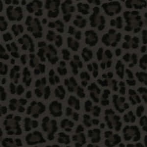 Black Leopard Print Pattern Wallpaper