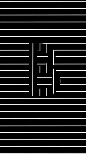 Black Letter B Illusion Wallpaper