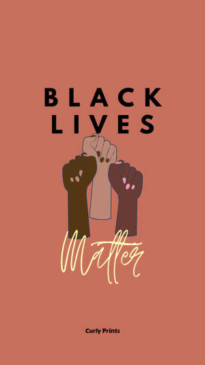 Black Lives Matter Raised Fists Wallpaper
