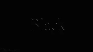 Black Logo In Solid Black Wallpaper