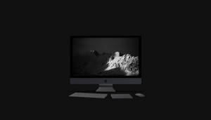 Black Macbook 3d Desktop Wallpaper