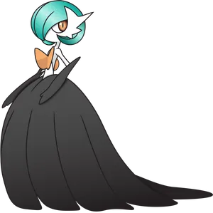Black Mega Gardevoir Wallpaper