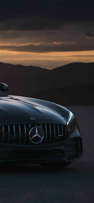Black Mercedes-amg Twilight Iphone Wallpaper