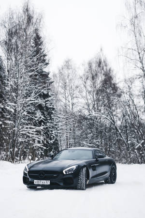 Black Mercedes-benz Amg Wallpaper