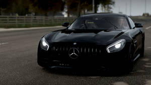 Black Mercedes From Forza Horizon 4 Wallpaper