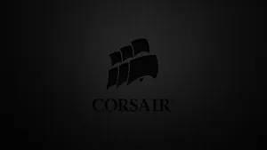 Black Metal Corsair Logo Wallpaper