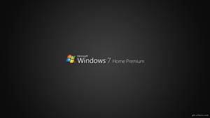 Black Microsoft Windows 7 Desktop Wallpaper