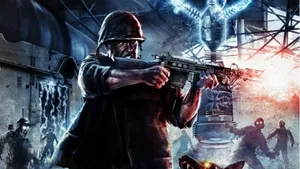 Black Ops 4 Zombies Flamethrower Attack Wallpaper