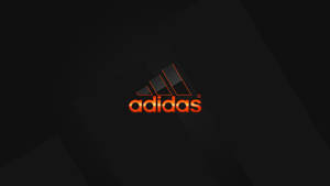Black Orange Adidas Logo Wallpaper