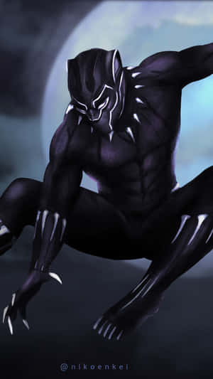 Black Panther By Sassy_sassy Wallpaper