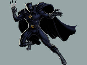 Black Panther Superhero Marvel Avengers Alliance Wallpaper