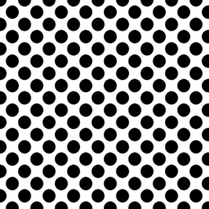 Black Polka Dot 1600 X 1600 Wallpaper