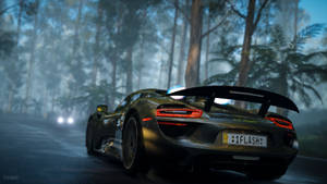 Black Porsche From Forza Horizon 3 Wallpaper