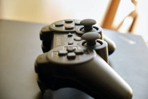 Black Ps3 Controller Wallpaper