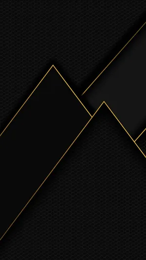 Black Pyramid With Gold Outline Wallpaper