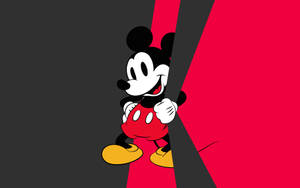 Black Red Mickey Mouse Wallpaper