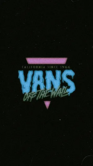 Black Retro Vans Wallpaper