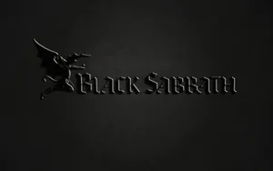 Black Sabbath Logo Dark Background Wallpaper