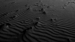 Black Sand Dune Desert Wallpaper