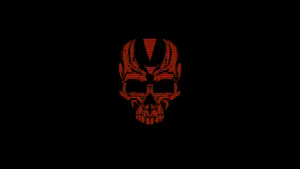 Black Skeleton Character Wallpaper