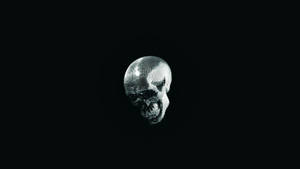 Black Skull, A Menacing Symbol Of Danger Wallpaper