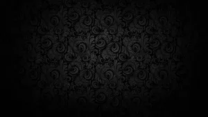 Black Texture Ornate Pattern Wallpaper