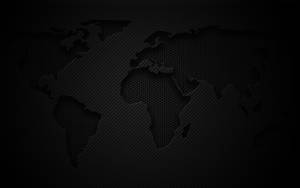 Black Textured World Map Background Wallpaper