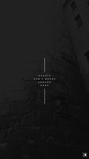 Black Trippy Quotes Wallpaper