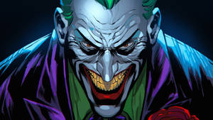 Black Ultra Hd Joker Iconic Smile Wallpaper
