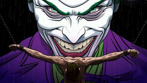 Black Ultra Hd Joker With Tortured Robin Wallpaper