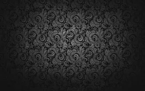 Black Wallpaper With Swirls And Swirls Wallpaper