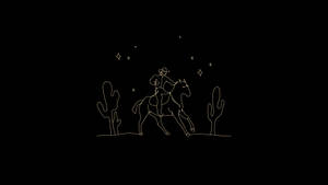 Black Western Aesthetic Wallpaper