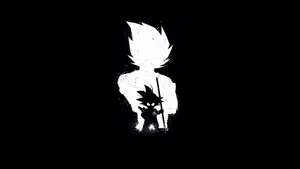 Black White Silhouettes Goku Black Wallpaper