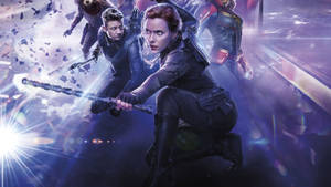 Black Widow Avengers Endgame Film Wallpaper
