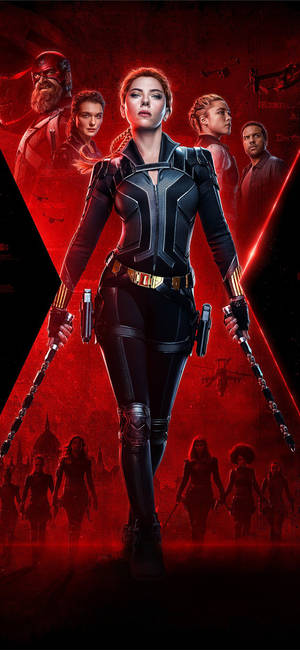 Black Widow Poster 4k Marvel Iphone Wallpaper
