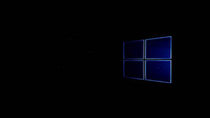 Black Windows 10 Hd Subtle Outline Wallpaper