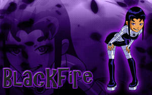 Blackfire Cartoon Banner Wallpaper