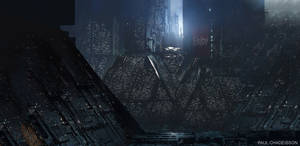 Blade Runner 2049 City Comic Art Wallpaper