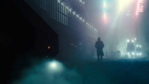 Blade Runner 2049 City Street Silhouettes Wallpaper