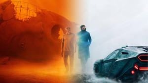 Blade Runner 2049 Split View Movie Scene Wallpaper