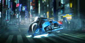 Blade Runner Futuristic Motorcycle Harley Davidson Wallpaper