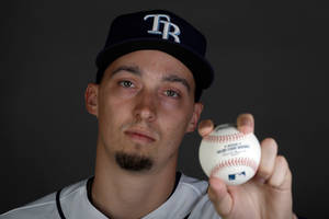 Blake Snell Holding The Ball Wallpaper